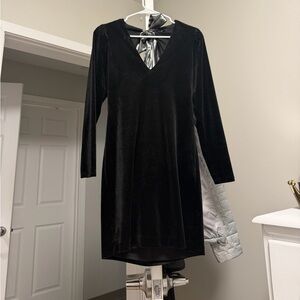 Express Black Long Sleeve Dress